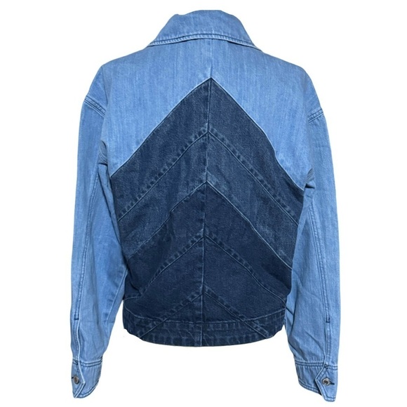 KINGS OF INDIGO • Birgitte Panelling Jacket Vegan Relaxed Fit Made In Turkey - Picture 3 of 6